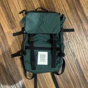 Topo Designs Green mini Rover Pack